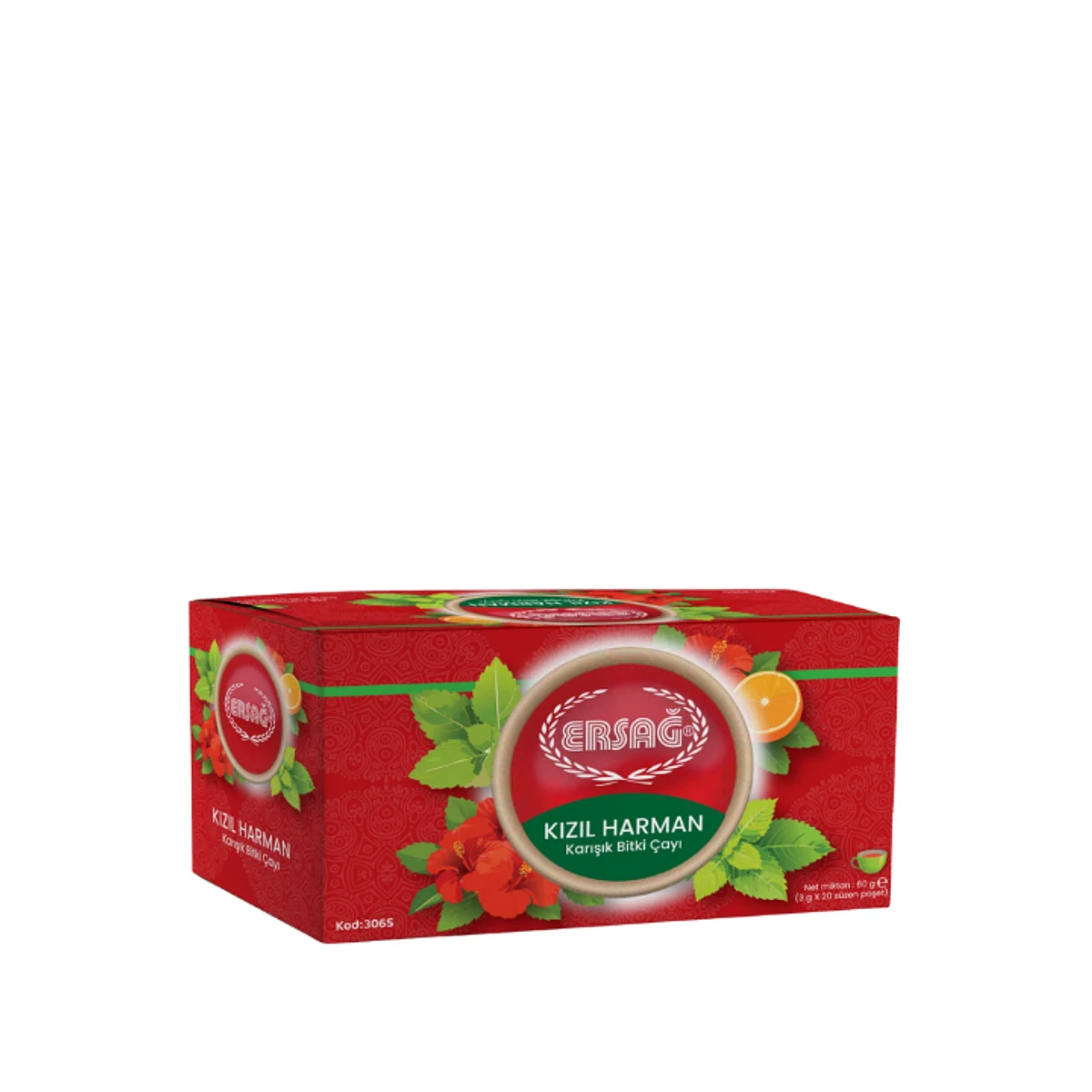 Чай красный сбор (гибискус, розелла, мелисса, цитрус)
